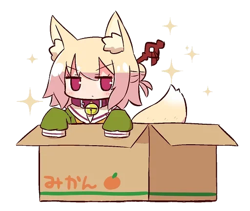 😐 Стикер «Kemomimi-chan» для Telegram