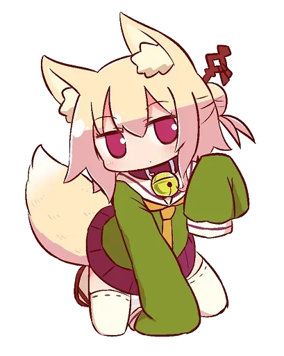 🦊 Стикер «Kemomimi-chan» для Telegram