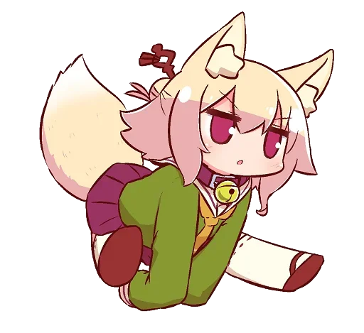 😠 Стикер «Kemomimi-chan» для Telegram