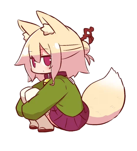 👀 Стикер «Kemomimi-chan» для Telegram