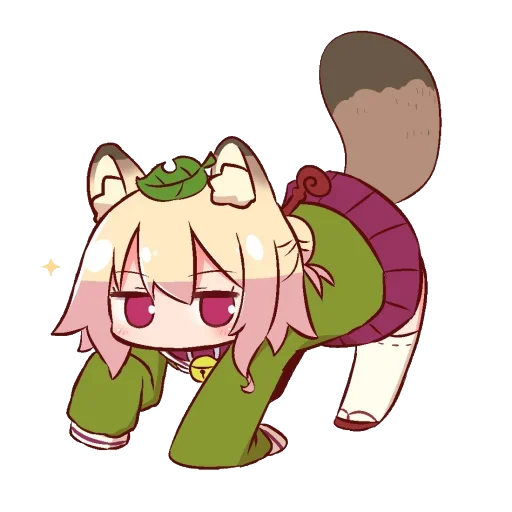 🦊 Стикер «Kemomimi-chan» для Telegram