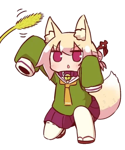 🦊 Стикер «Kemomimi-chan» для Telegram