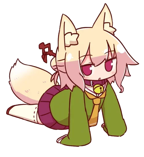 🦊 Стикер «Kemomimi-chan» для Telegram