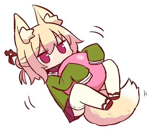 🦊 Стикер «Kemomimi-chan» для Telegram