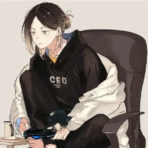 🙇 Стикер «Ken anime» для Telegram