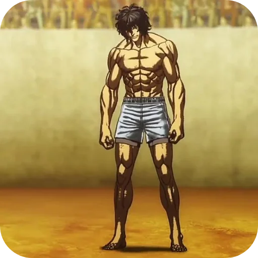 💪 Стикер «Kengan Ashura» для Telegram