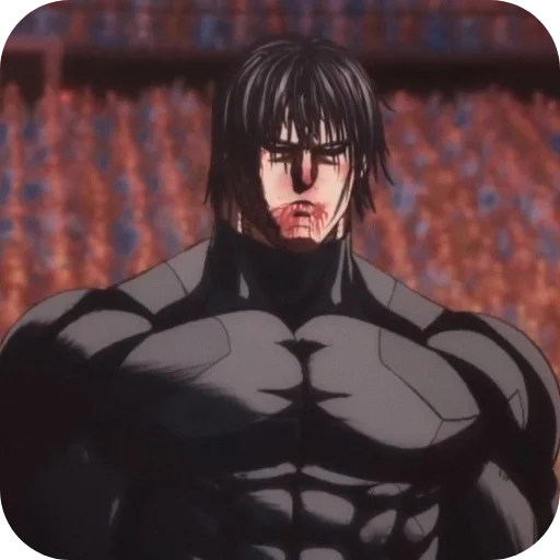 😠 Стикер «Kengan Ashura» для Telegram