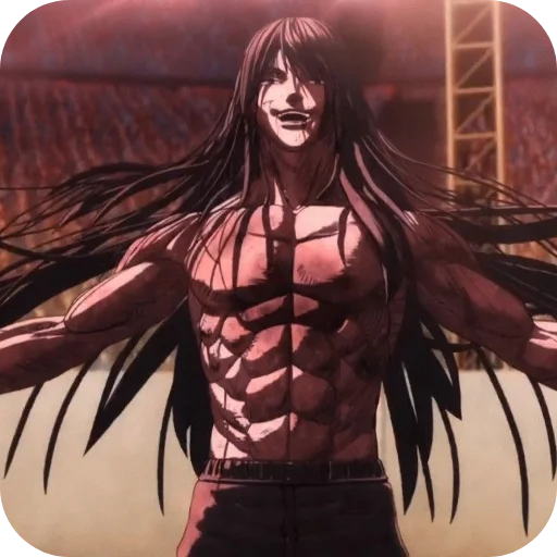 🤣 Стикер «Kengan Ashura» для Telegram