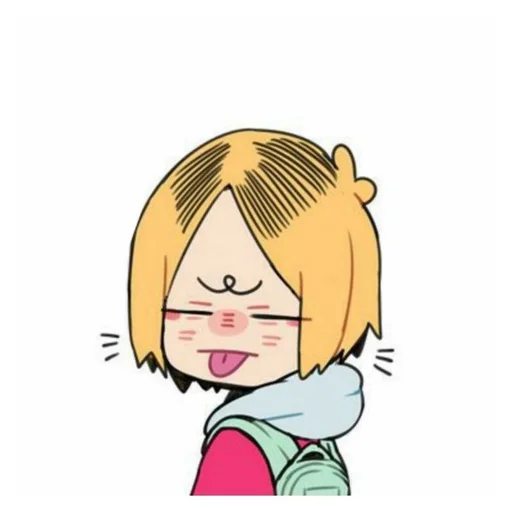 🌟 Стикер «Kozume Kenma» для Telegram