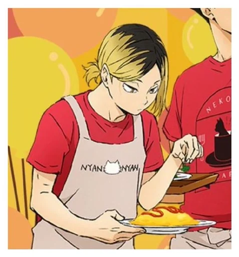 🌟 Стикер «Kozume Kenma» для Telegram