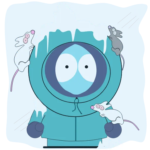 ❄ Стикер «Kenny» для Telegram