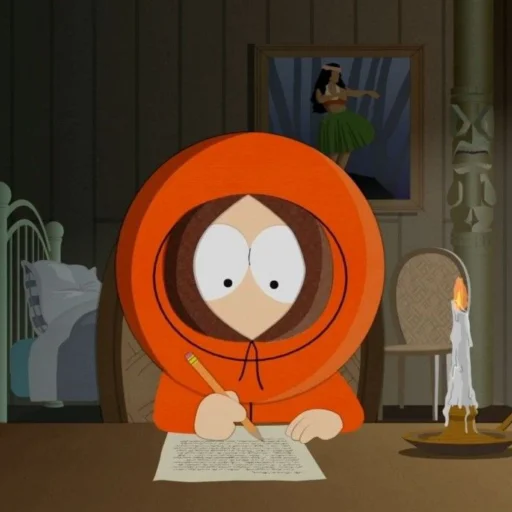 🏵️ Стикер «South ParkKenny McCormick;;» для Telegram