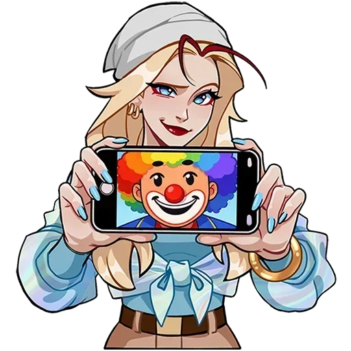 🤡 Стикер «Кэнси Без Текста» для Telegram