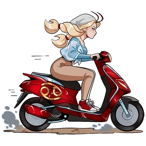 🛵 Стикер «Кэнси Без Текста» для Telegram