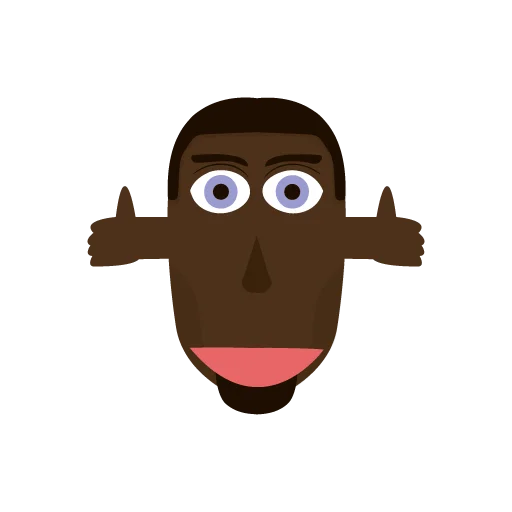 👍 Стикер «Kanye West Bless You» для Telegram