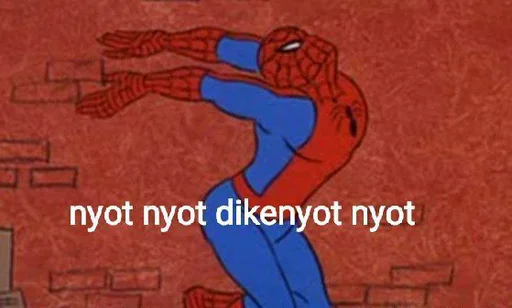🕸 Стикер «nyot nyot» для Telegram