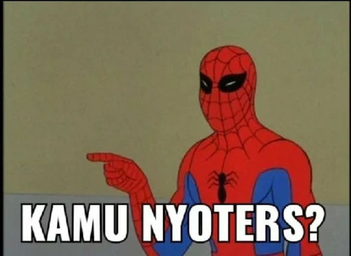 🕸 Стикер «nyot nyot» для Telegram