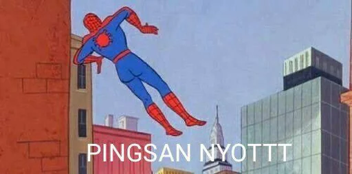 🕸 Стикер «nyot nyot» для Telegram