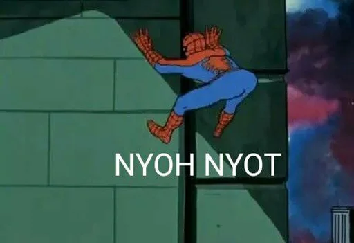 🕸 Стикер «nyot nyot» для Telegram