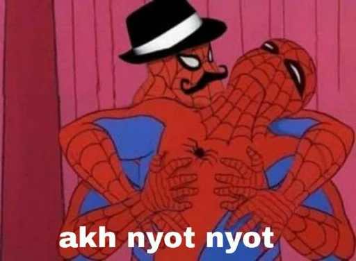 🕸 Стикер «nyot nyot» для Telegram