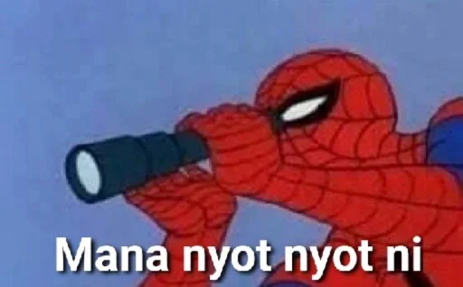 🕸 Стикер «nyot nyot» для Telegram