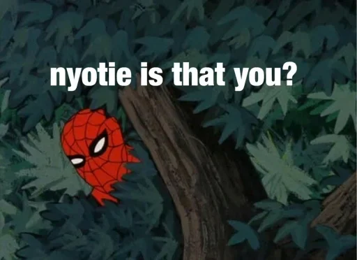 🕸 Стикер «nyot nyot» для Telegram