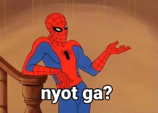 🕸 Стикер «nyot nyot» для Telegram