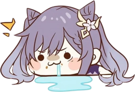 🤤 Стикер «Keqing Waifu» для Telegram