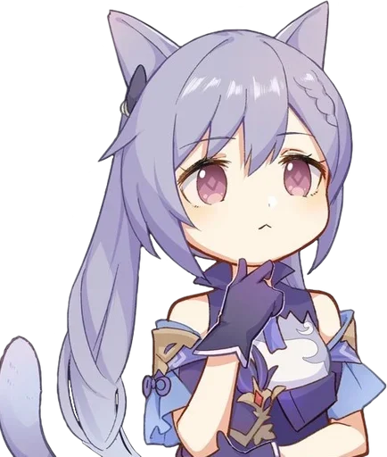 🤔 Стикер «Keqing Waifu» для Telegram
