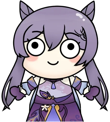 🤤 Стикер «Keqing Waifu» для Telegram