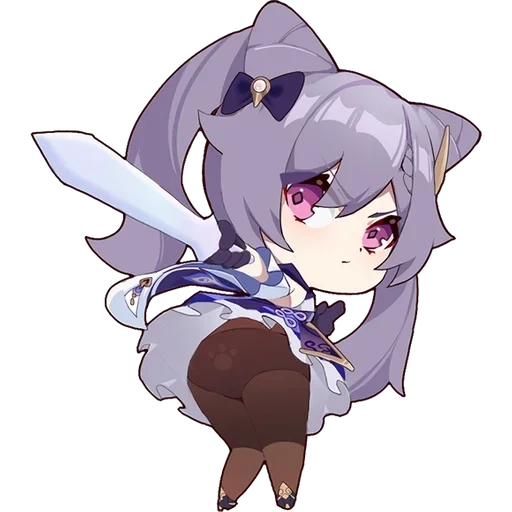 😒 Стикер «Keqing Waifu» для Telegram