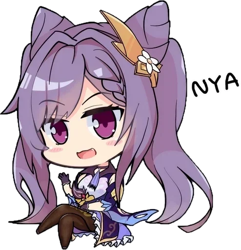 😊 Стикер «Keqing Waifu» для Telegram