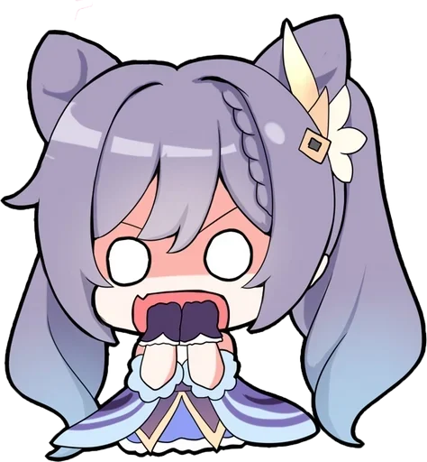😱 Стикер «Keqing Waifu» для Telegram