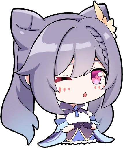🥰 Стикер «Keqing Waifu» для Telegram