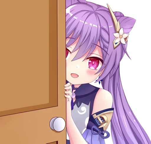 👀 Стикер «Keqing Waifu» для Telegram