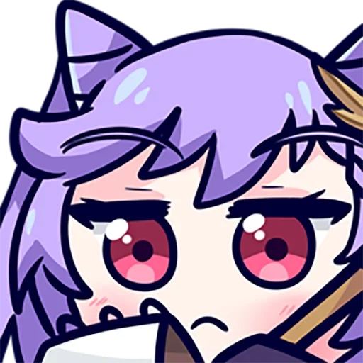 ✍️ Стикер «Keqing Waifu» для Telegram