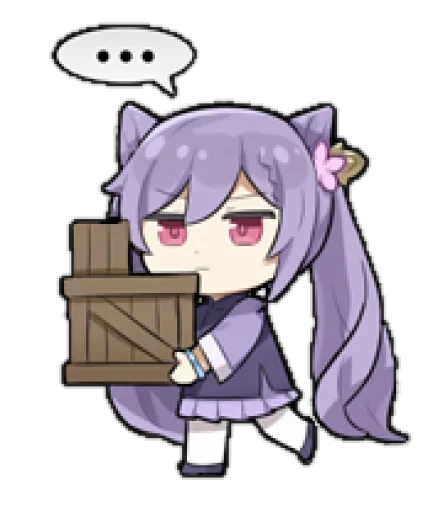 😐 Стикер «Keqing Waifu» для Telegram