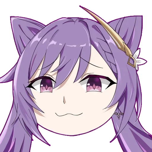 😈 Стикер «Keqing Waifu» для Telegram