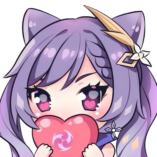 ❤️ Стикер «Keqing Waifu» для Telegram