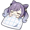 😴 Эмодзи «Keqing Waifu Emoji» для Telegram