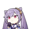 🤔 Эмодзи «Keqing Waifu Emoji» для Telegram