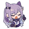 ☝ Эмодзи «Keqing Waifu Emoji» для Telegram