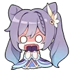 😨 Эмодзи «Keqing Waifu Emoji» для Telegram