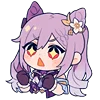 😳 Эмодзи «Keqing Waifu Emoji» для Telegram
