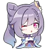😯 Эмодзи «Keqing Waifu Emoji» для Telegram