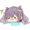 🤤 Эмодзи «Keqing Waifu Emoji» для Telegram