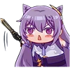 😐 Эмодзи «Keqing Waifu Emoji» для Telegram