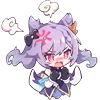 😠 Эмодзи «Keqing Waifu Emoji» для Telegram