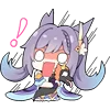 😨 Эмодзи «Keqing Waifu Emoji» для Telegram