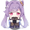😶 Эмодзи «Keqing Waifu Emoji» для Telegram